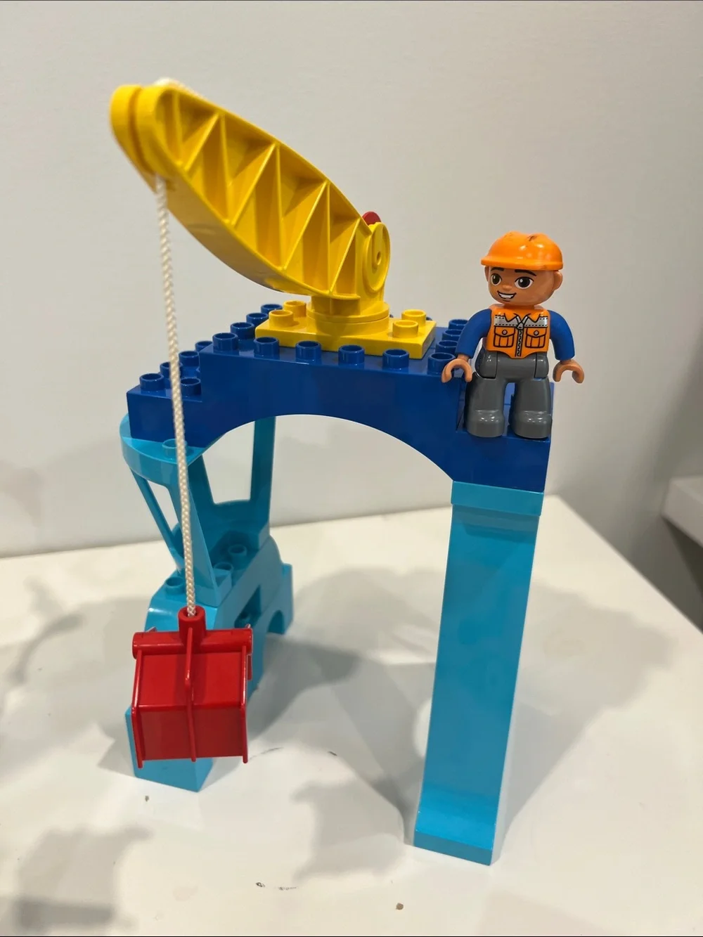 LEGO DUPLO Construction Train Loading station - toddler toy